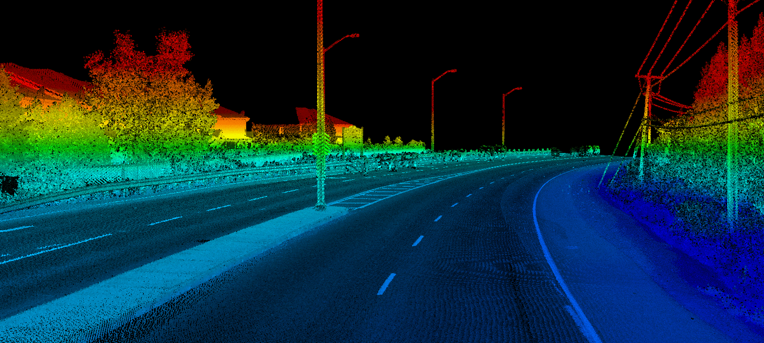 3D-Model-Picture Colorful 3D model of street