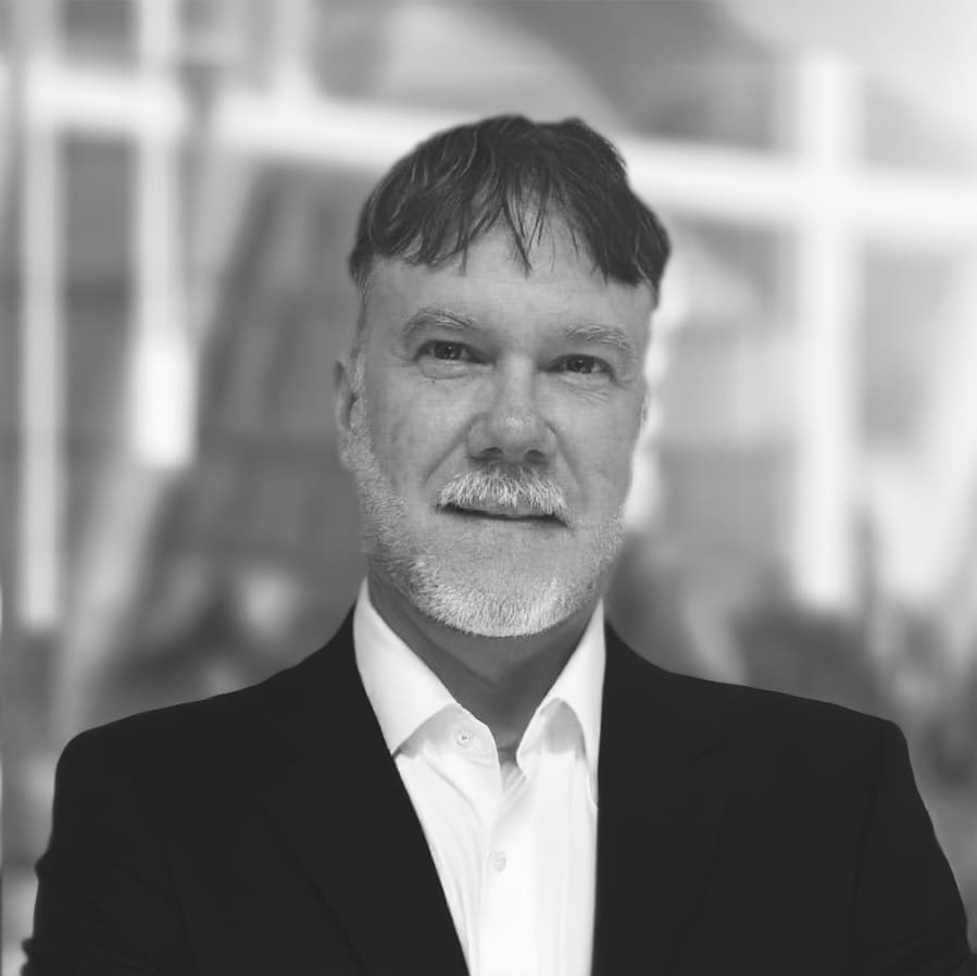 Chris Vaneman Headshot B&W Black and white image of Chris Vaneman, President of Total Alignment & Precision Services, Inc.